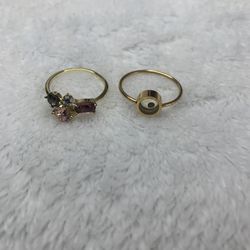 Two Fashion Rings 