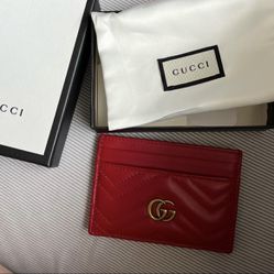 GUCCI GG MARMONT CARD CASE AUTHENTIC 