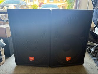 JBL MPRO MP215 dual-15 passive speakers