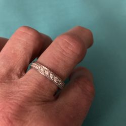 Cubic Zirconia Eternity Ring
