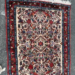 Authentic Vintage Persian Runner Rug
