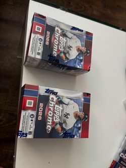 Topps Chrome Baseball cards 2026 box 28 cards