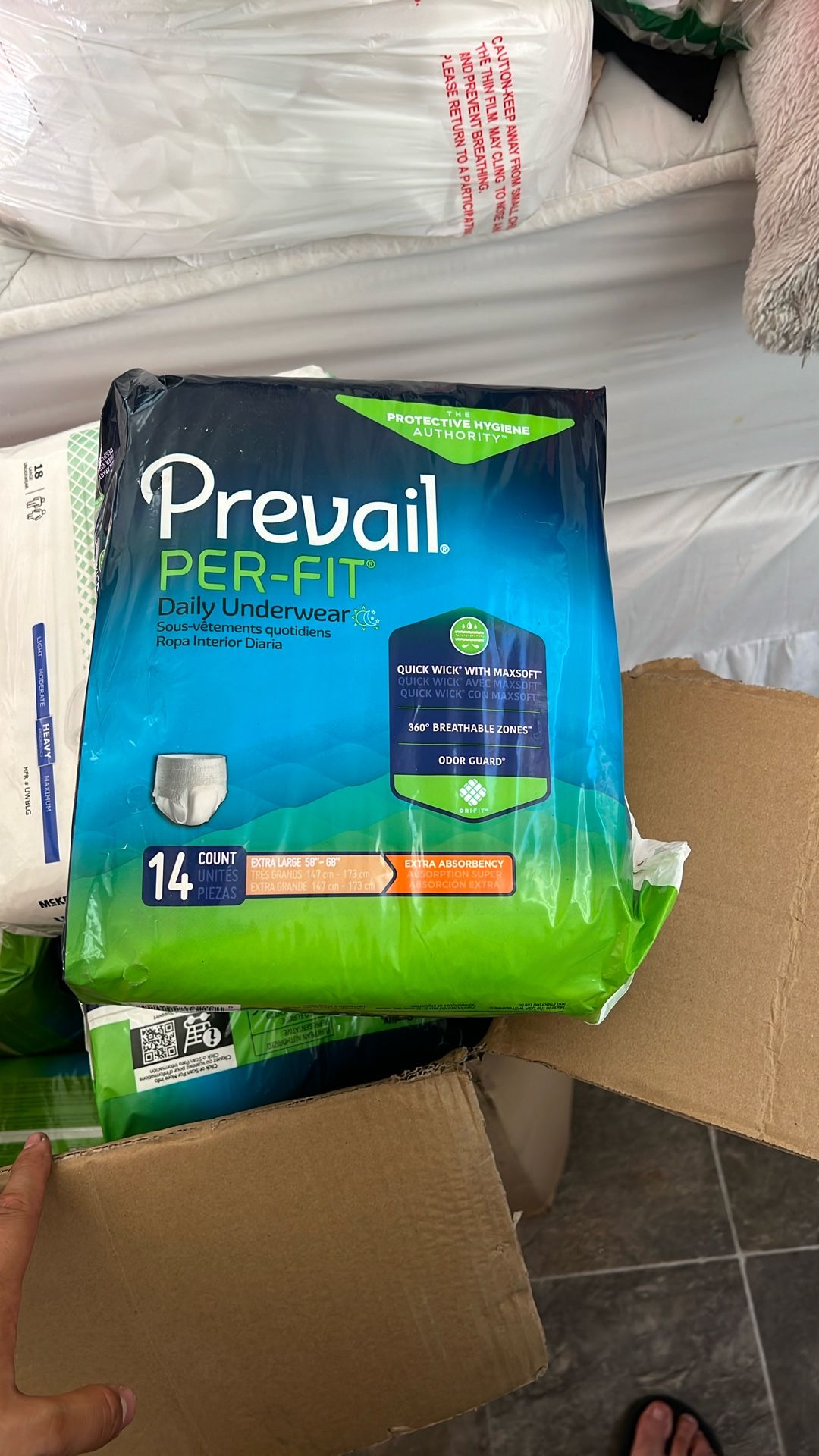 Prevail Per-Fit Extra Absorbency Underwear, X-Large (58-68”), 14 Count – Originally $16 Now $5