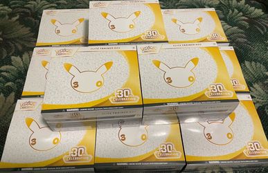 30th Anniversary Pokémon Celebration  Elite Trainer Box