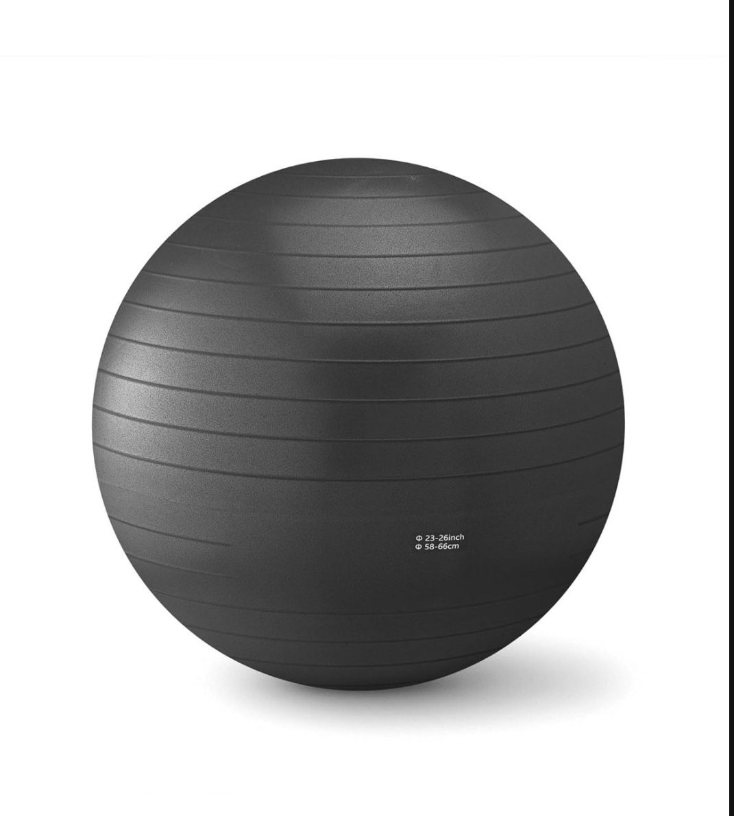 Amazon Basics Exercise Ball, 23-26" Diameter Used