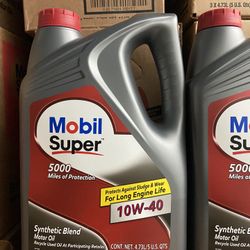 Aceite Mobil Super 10w-40 Synthetic Blend Galon