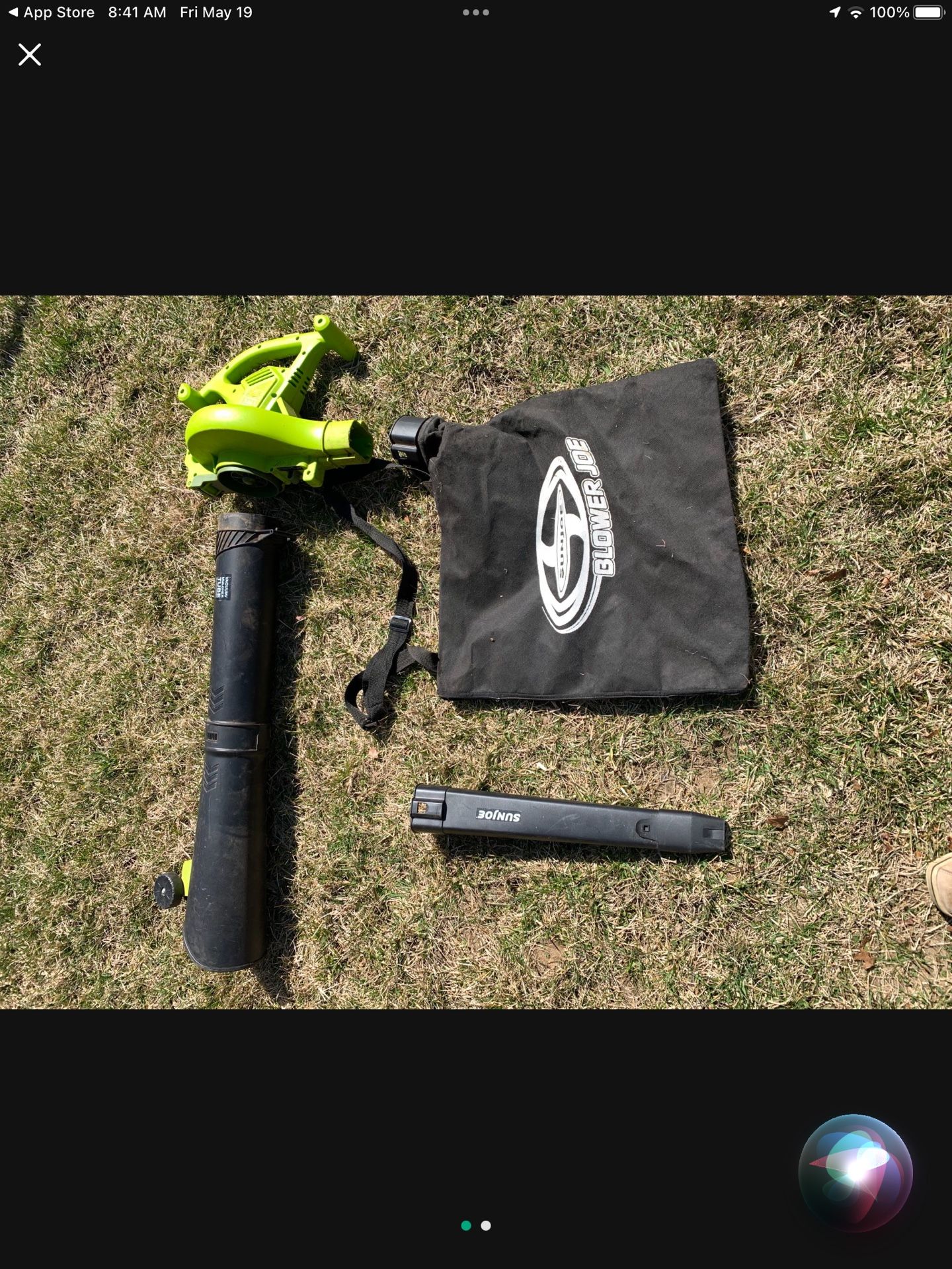 $35. Electric ( CORD ) LEAF BLOWER AND BAGGER