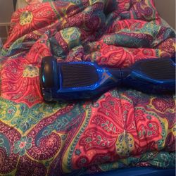 Blue  Bluetooth Light Up Hoverboard 