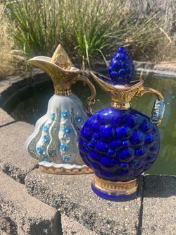Jim bean decanter bottles (full)