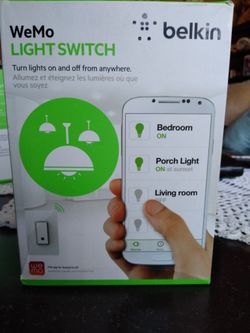 Wemo by Belkin light switch