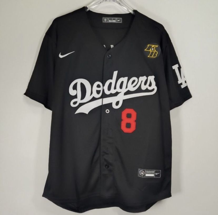Dodgers Black Men Jersey Kobe Bryant Edition (small To 3X)