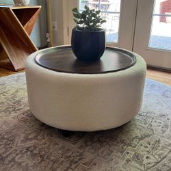 Round Coffee Table With Storage