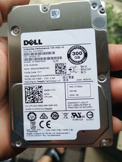 Sas Dell 2.5 HD 300 gig