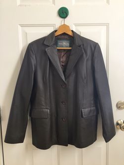 🇦🇹New Ladies European Leather Jacket 12