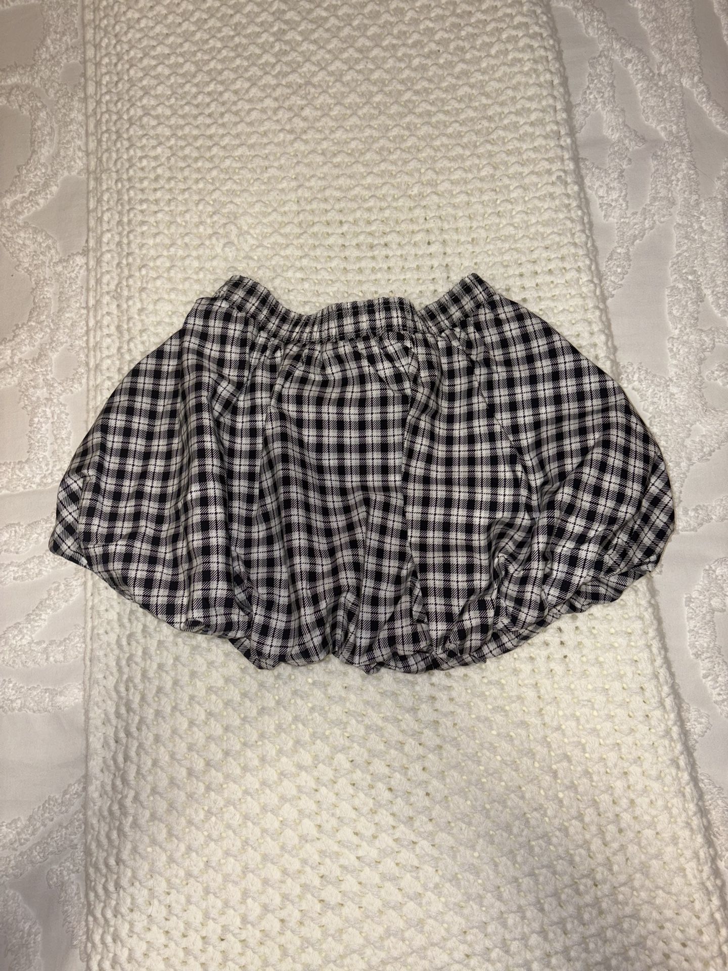 Black & White Bubble Skirt