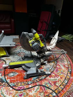 Ryobi miter saw and table saw