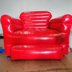 Giant Red Inflatable Couch 