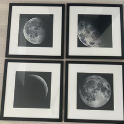 (4) Framed MOON posters!