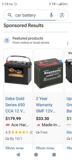 Need used battery