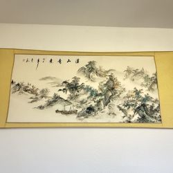 Traditional Chinese Hanging Scroll Art Set