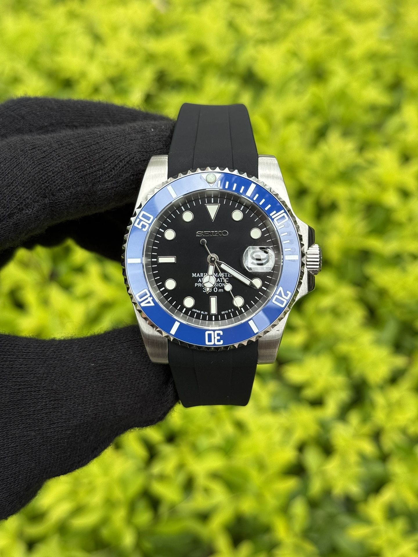 Seiko Mod Cookie Monster Nh35 Automatic Movement