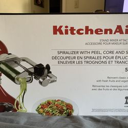 KitchenAid Spiralizer Attachment With Peel, Core And Slice KSM1APC for Sale  in Tempe, AZ - OfferUp