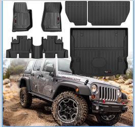 2007-2018 Jeep Wrangler JK 4 Door Floor Mats