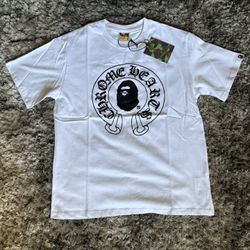White Bape x Chrome Hearts