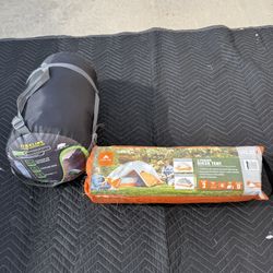 Camping Tent And Sleeping Bag