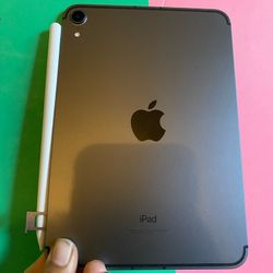 Apple Ipad Mini 6th Generation (2021/ 8.3” Liquid Retina ) 64GB WiFi + cellular (5G Unlocked) with pen, case & Accessories (256GB $569) 