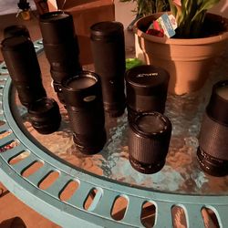 Lot Of 9 Camera Lenses
