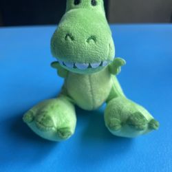 Rare Disney plush Tiny Big Feet Rex Toy Story T Rex 4”