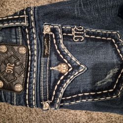 Miss Me Jeans, Super Cute Worn 2 Times Sz 28