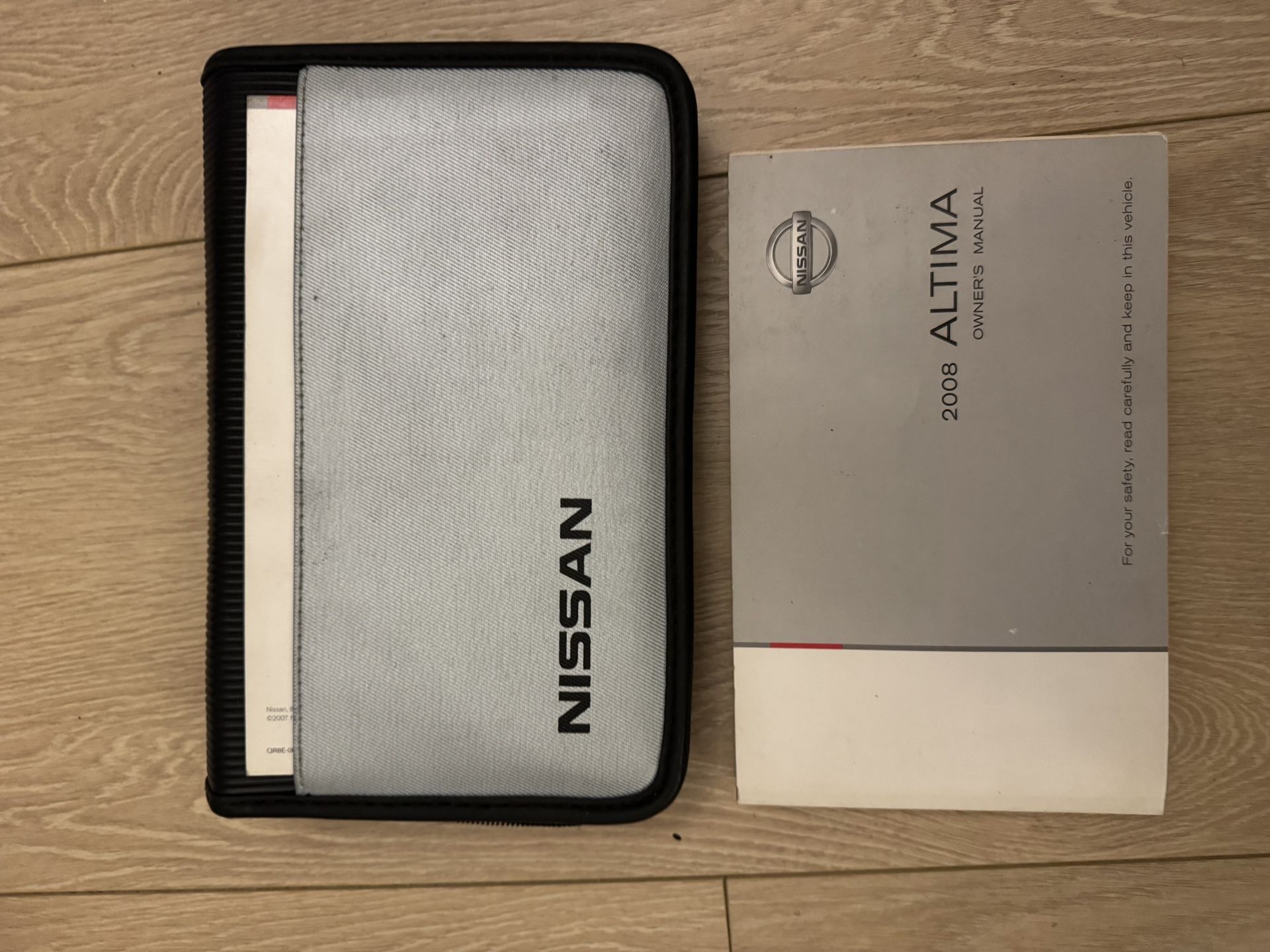 NISSAN VINYL CASE FOR OWNERS MANUAL OPERATORS USER GUIDE OWNER'S