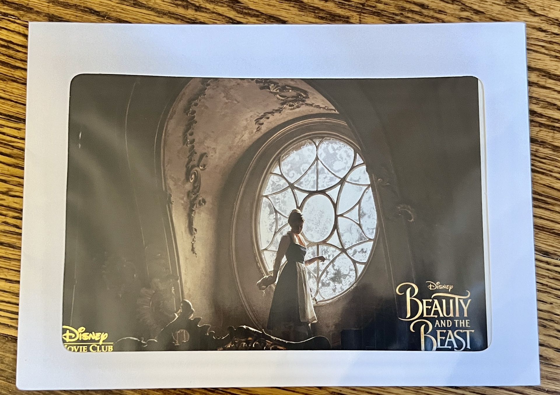 Disney Movie Club Beauty and the Beast Live Action Collectible Lithograph 2014