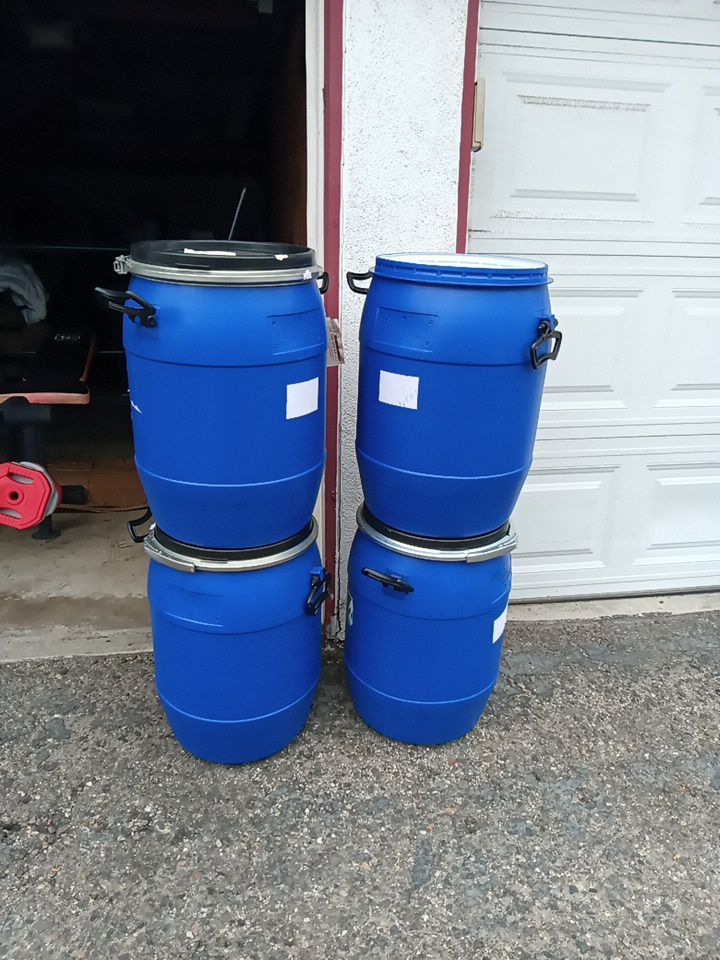 Blue 12 gallon