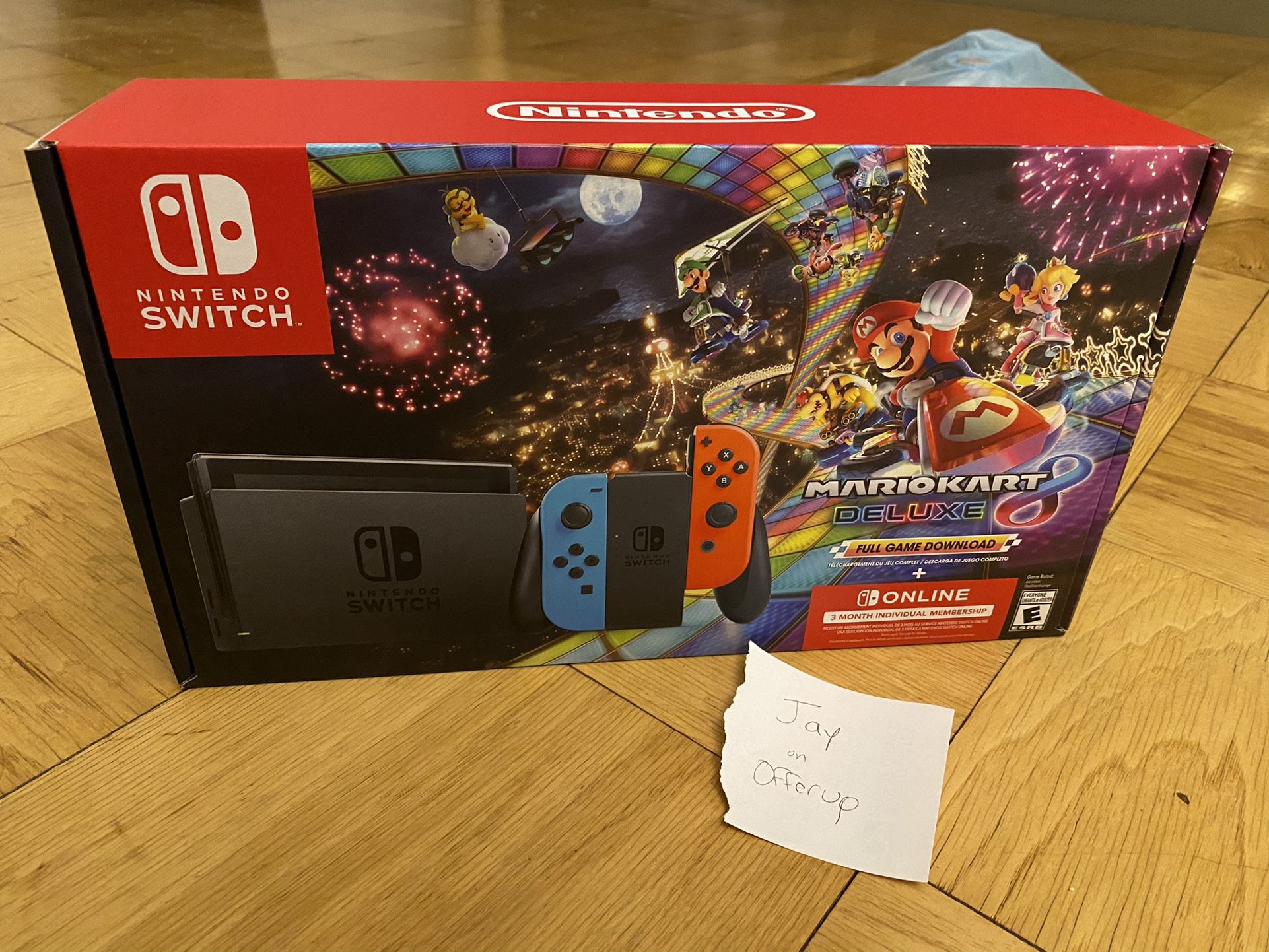 Nintendo Switch Mario Kart + 3 Month Membership Bundle