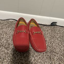     Red Designer Loafers