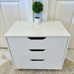 Modern 3 Drawer Dresser Cabinet Organizer