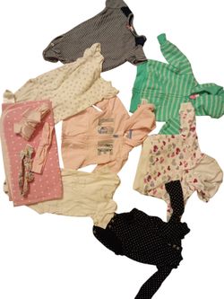 Girls clothes and headbands 6 months