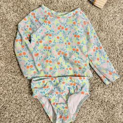 Toddler Cat&Jack Girl Swimsuit 18M
