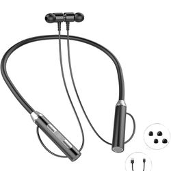 Wireless Headphones5.0 Earphones with 10 Hrs Playtime IPX Waterproof Earbuds Stereo Sports Earphones for Gym Running Workout