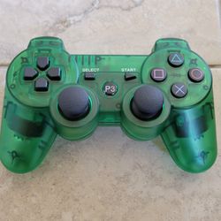 PS3 Controller - PlayStation 3 - Crystal Green - Transparent Green 