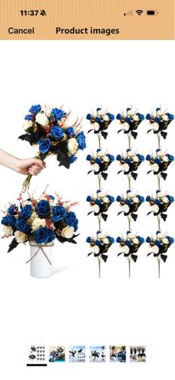 Artificial flowers for a wedding