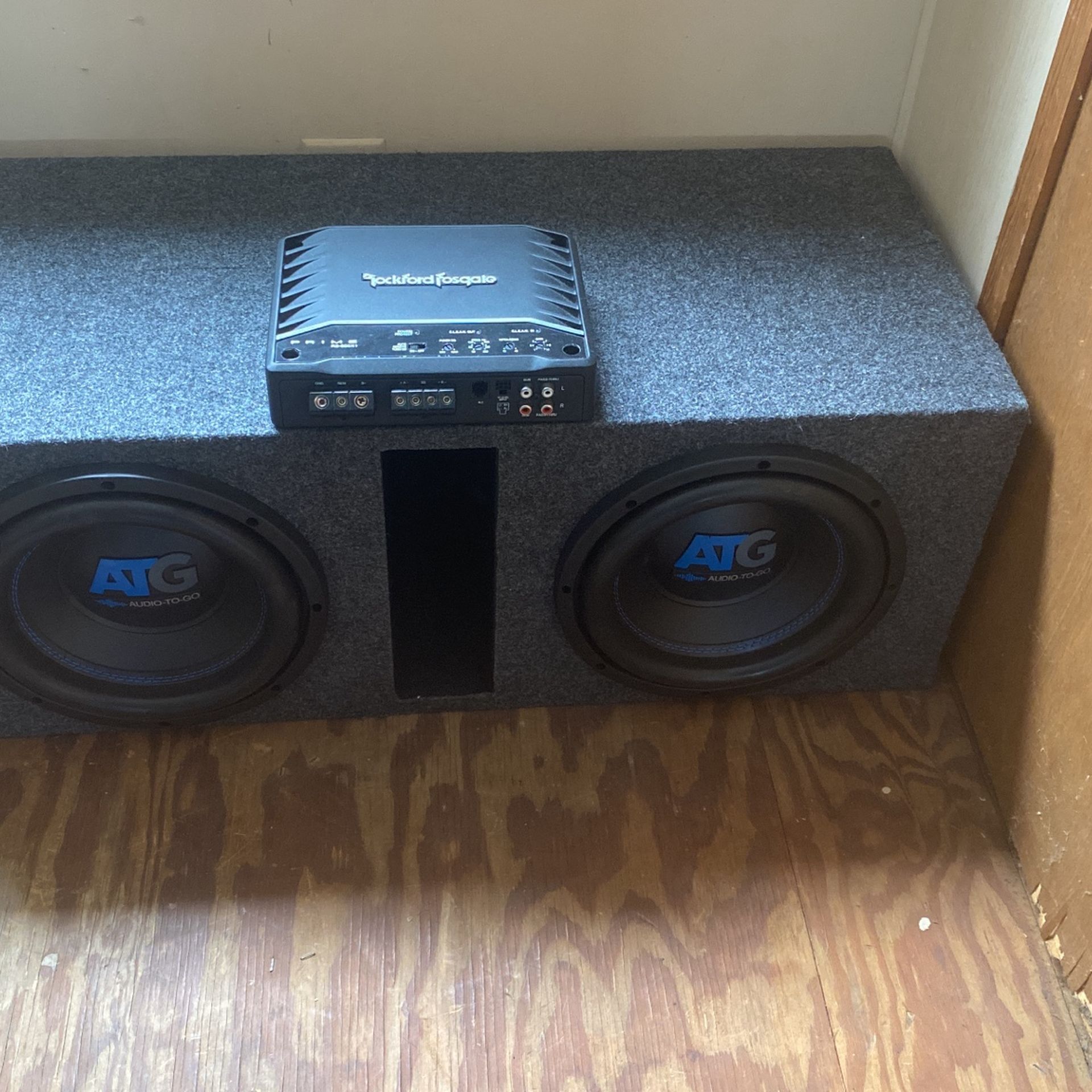 Brand New Atg Tens And New Rockford Fosgate Amp