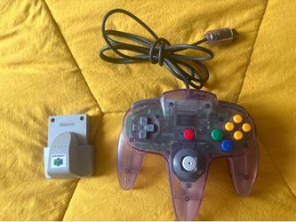 N64 controller + rumble pak