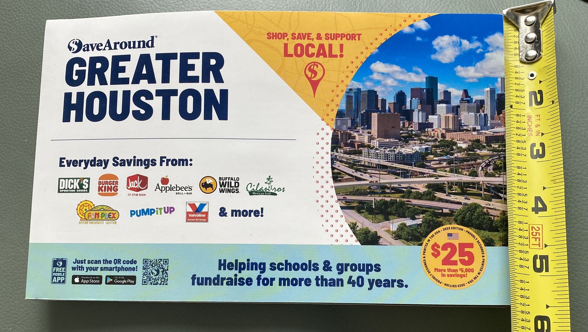 SaveAround Greater Houston Coupon Book Save Restaurants & More