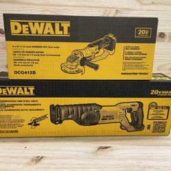 Dewalt fan and grinder - tool only (CLEARANCE-FIRM PRICE)