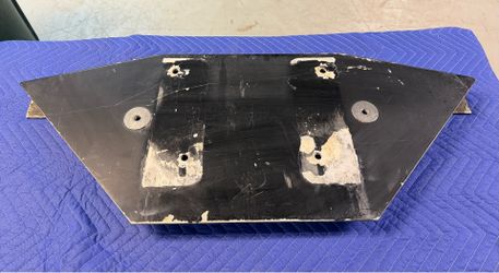 1/4 thick aluminum boat transom plate (dimensions in photo)