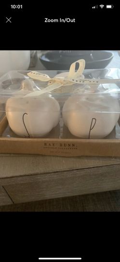 Rae Dunn salt and pepper pumpkin shaped